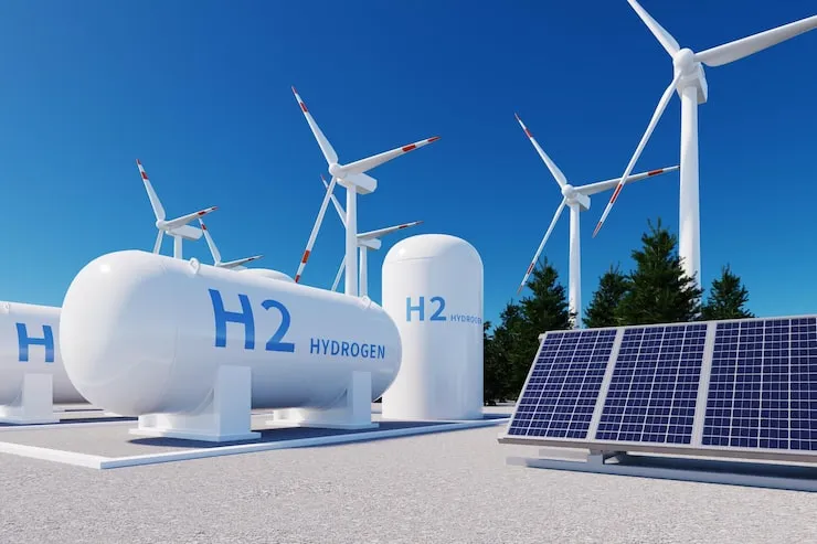 Green Hydrogen Made With Extra Wind Power